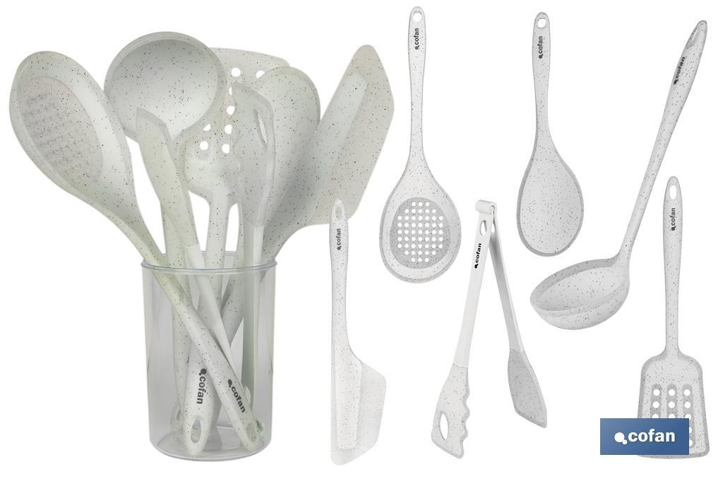 SET DE 7 UTENSILIOS DE COCINA GAMA BACH (PACK: 1 UDS)