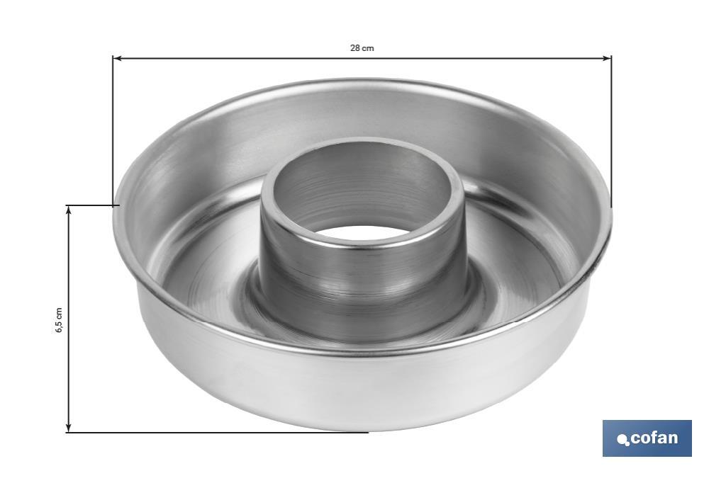 MOLDE ROSCO  ALUMINIO 28cm