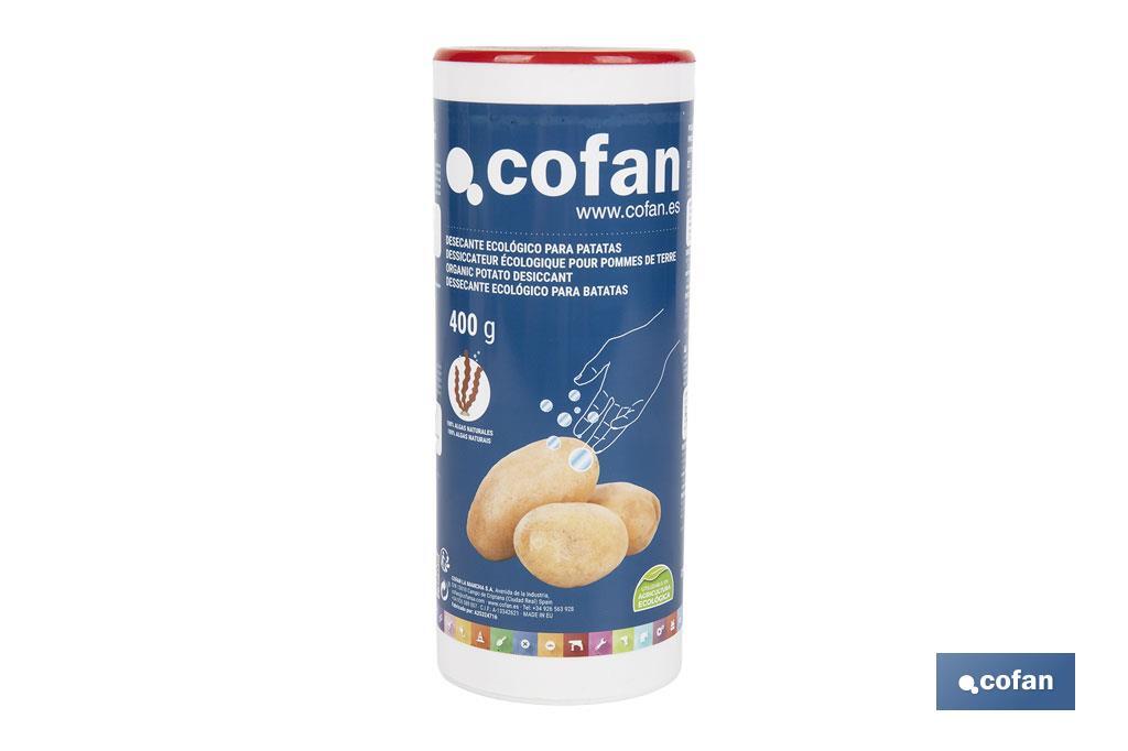 Desecante ecológico para patatas | Antigerminativo de algas marinas | Libre de biocidas | Peso: 400 g