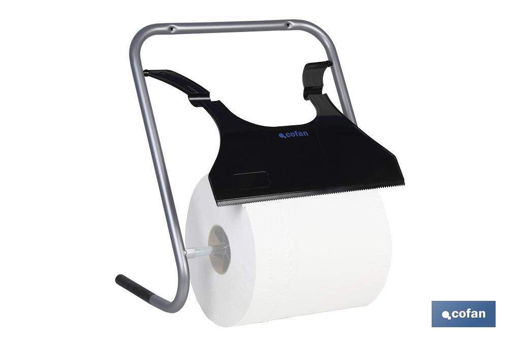 Dispensador porta bobinas de papel para la pared | Para rollo de papel | Tamaño industrial